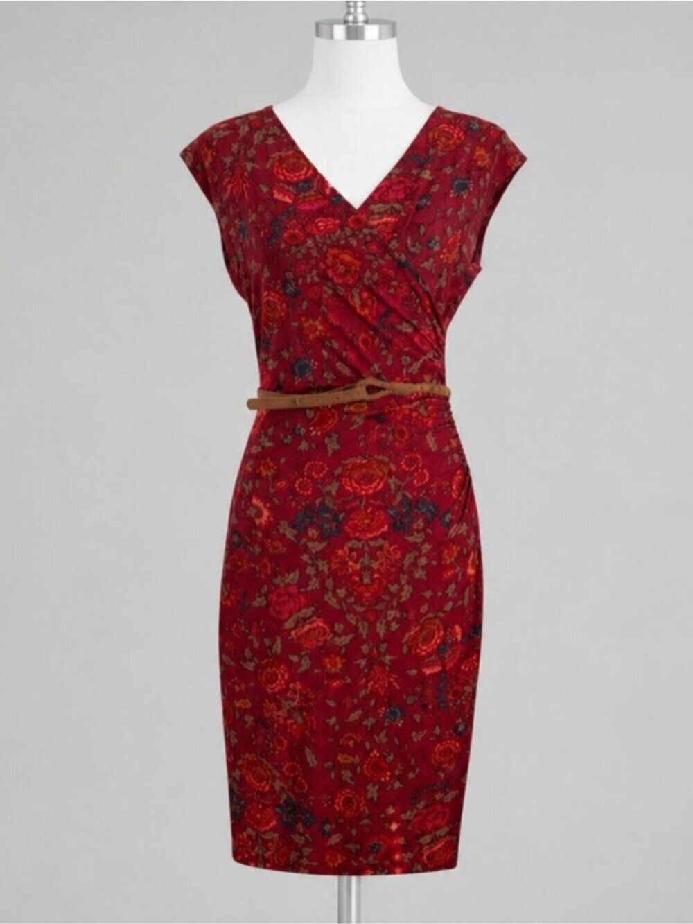 Lauren Ralph Lauren Floral Belted Dress